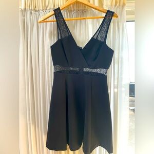 BCBG Generation Little Black Dress Lace Detail